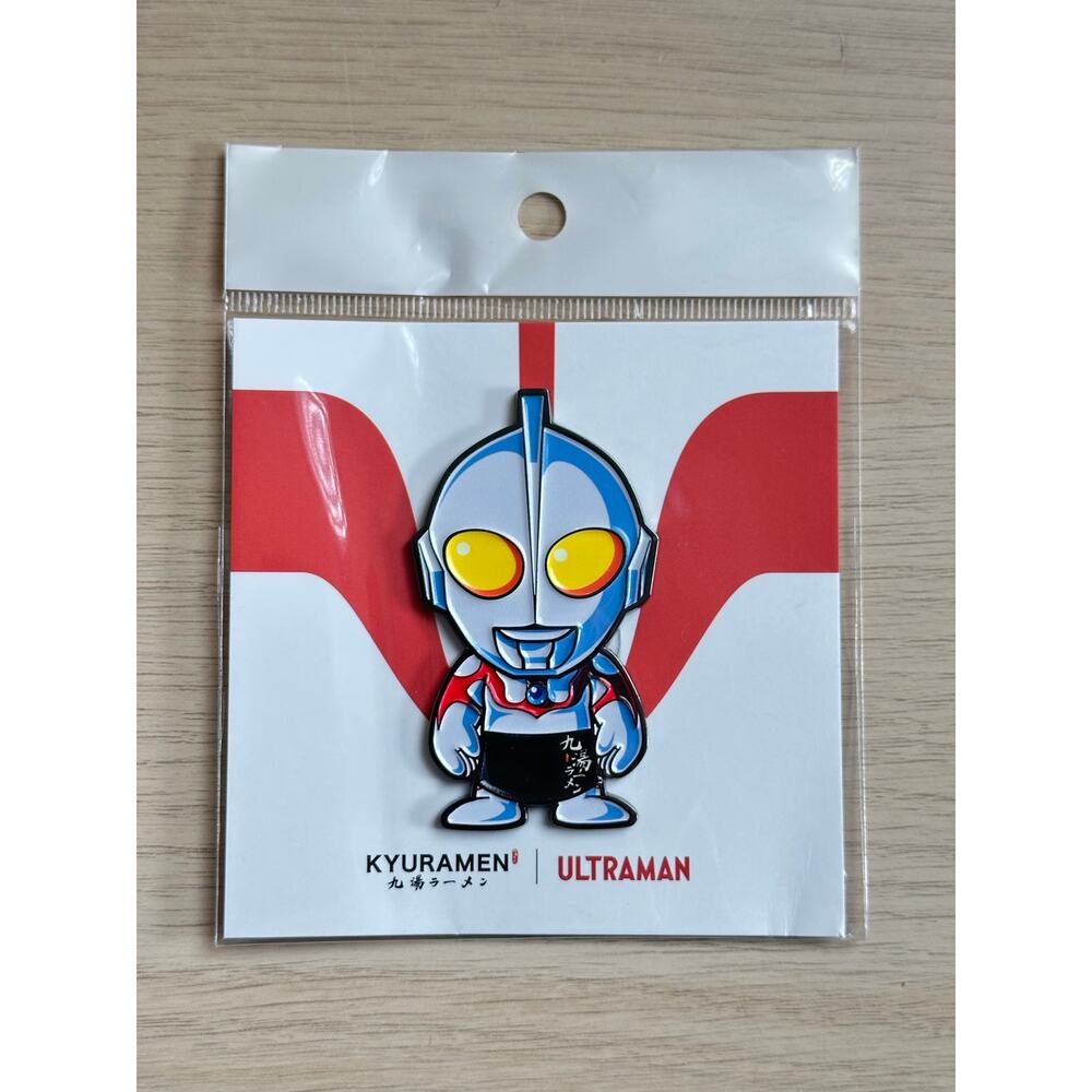 Rare Ultraman x Kyuramen Pin from Ultraman Live Show - New